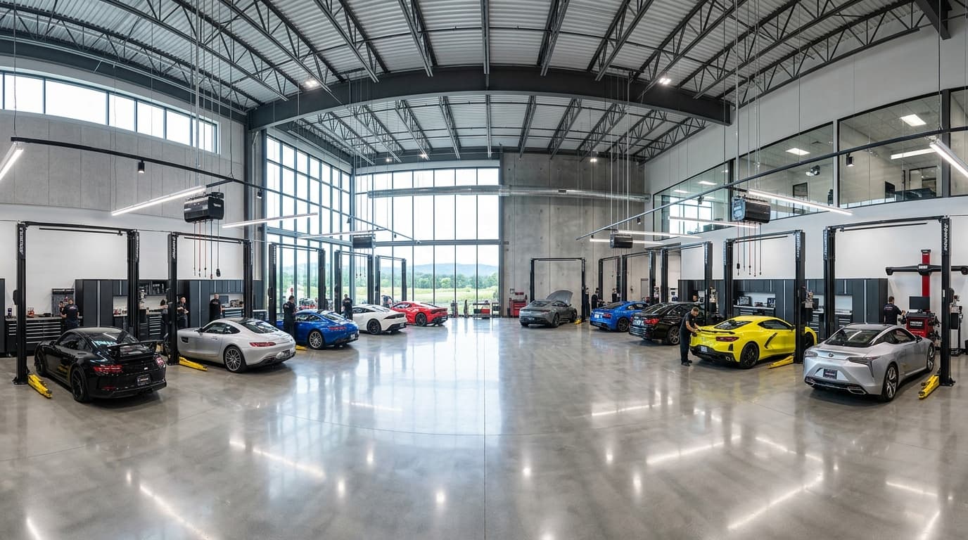 Apex AutoElite panoramic clean workshop